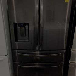 Samsung Black Stainless 4 Door Refrigerator 