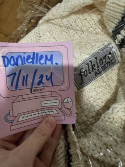 Taylor Swift OFFICIAL MERCH Folklore Cardigan" XL/XXL Original Release