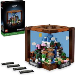 LEGO Minecraft The Crafting Table Building Set for Adults - Collectible Display