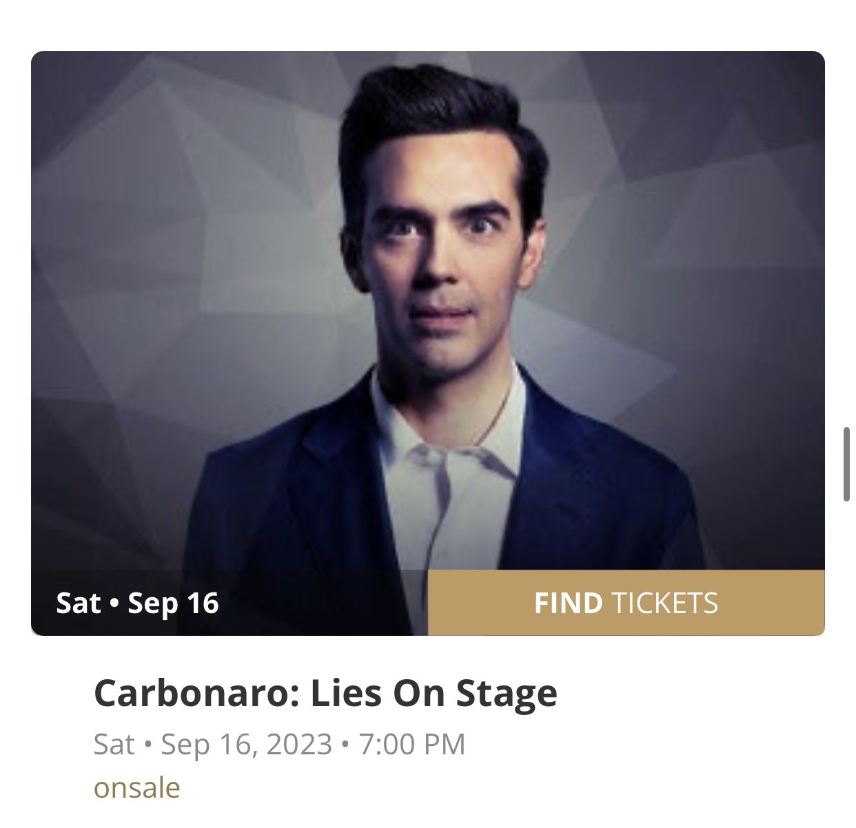 Magic Show Family Event Michael Carbonaro Tv Comedy