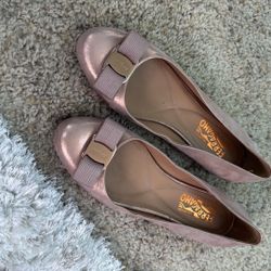 Ferragamo Flats Real Made In Italy 