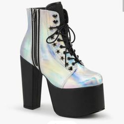 Holographic Platform Boots