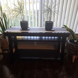 Mahogany Wood Console Table