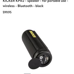 Kicker Portable Speaker 