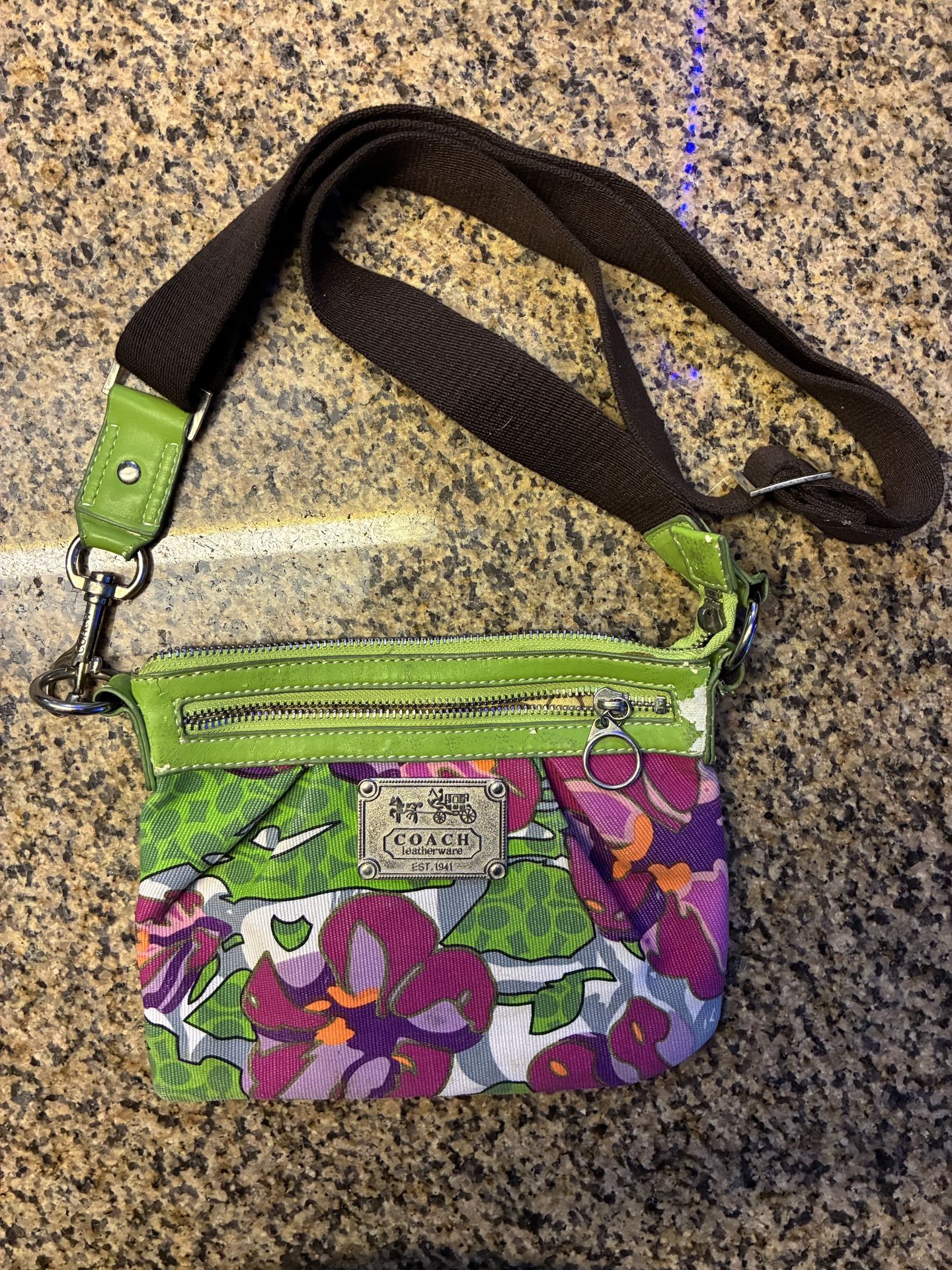 Coach Floral Clutch Bag