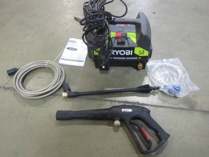 RYOBI 1,600 PSI 1.2 GPM Electric Pressure Washer