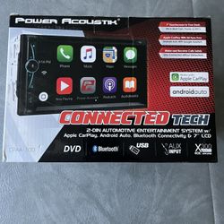 Power Acoustik 2-Din Flat Screen Radio 