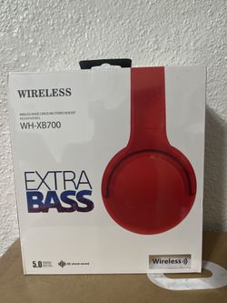 Wireless Extra Bass Headphones Bluetooth Over-Ear