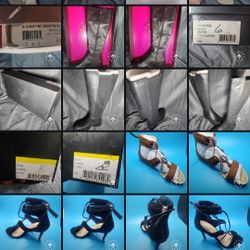 SIZE 6 SHOES ZENDAYA, JESSICA SIMPSON, VINCE CAMUTO, BCBG boots, Heels, Flats 