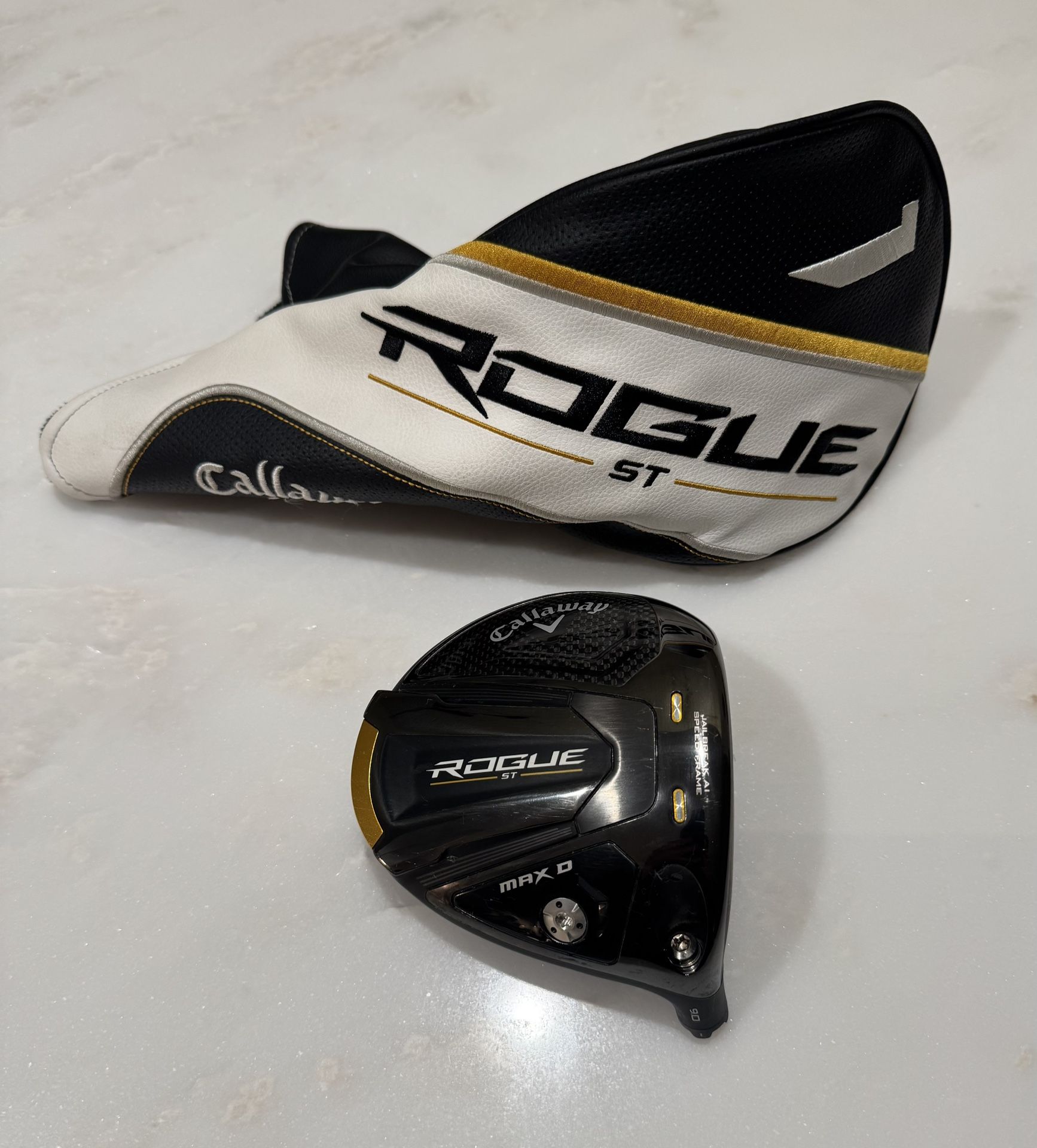 Callaway Rogue ST MAX D Driver 9* “Head Only” Golf Club w/Head Cover