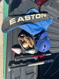 Youth Baseball gear bag and equipment