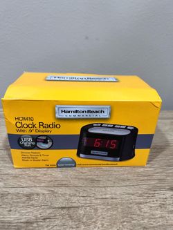 HAMILTON BEACH COMMERCIAL CLOCK RADIO