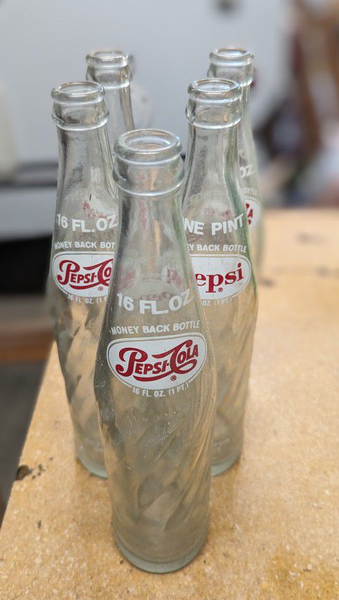 1970's Vintage Pepsi bottles