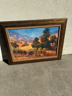 wooden painting wall  decoration nature