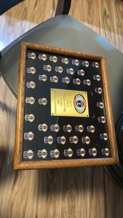 1985 First world police and fire games metal pin set rare