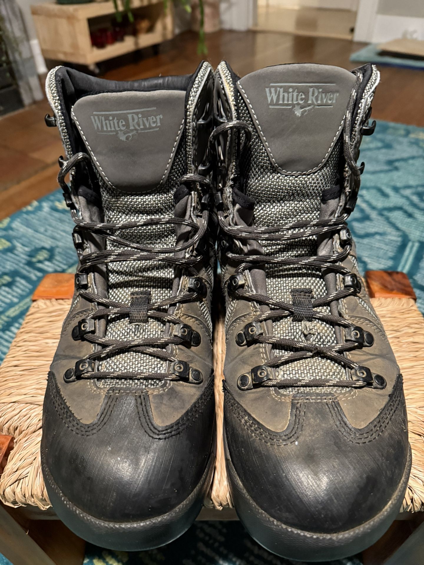 Size 12 White River Wading Boots