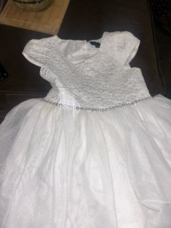 White little girl dress