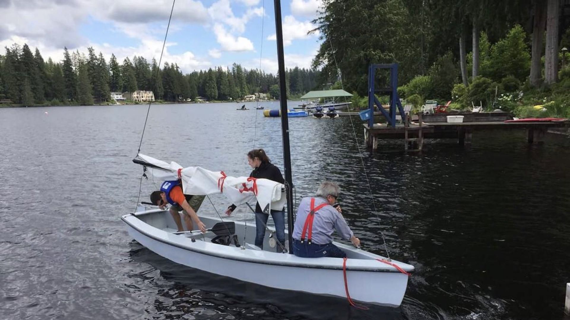 15’ Windmill Sailboat with trailer