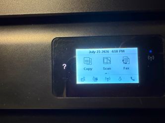 HP printer and fax
