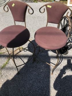 2 bar stools 24” tall