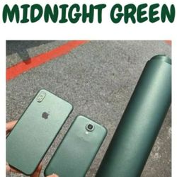 Midnight Green Custom mobile skin wrap ultra thin phone sticker skin for iphone 8 8P 6s 6s 7P 11