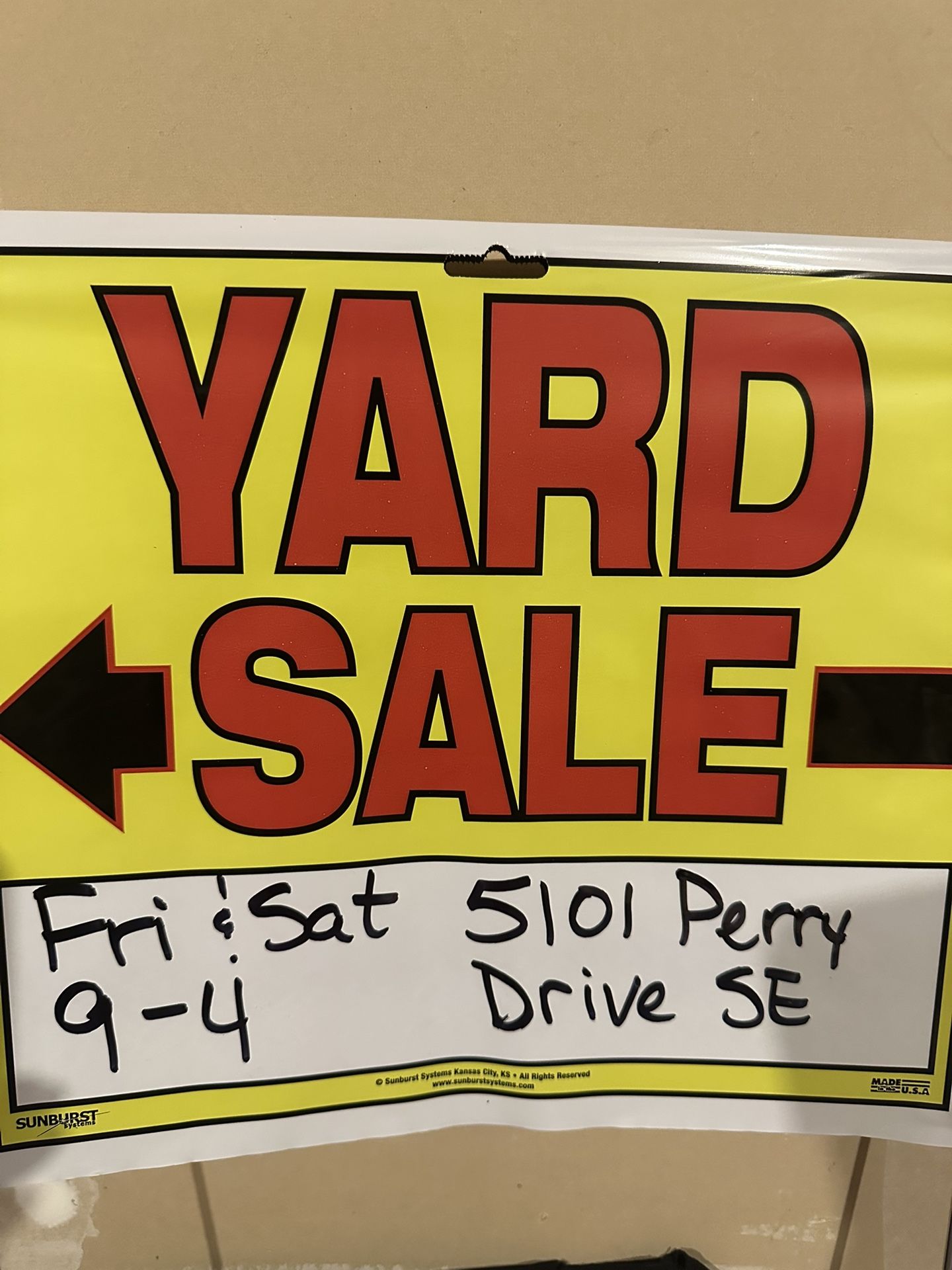 Garage Sale June 13 &14. 9am-4pm.