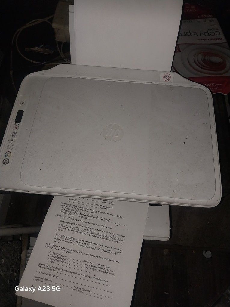 HP All In One Wifi/ Blue Tooth Printer OBO