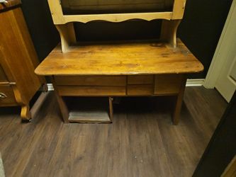 Antique baker's table