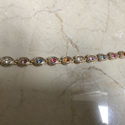 Vintage Multi Color Stone Bracelet 