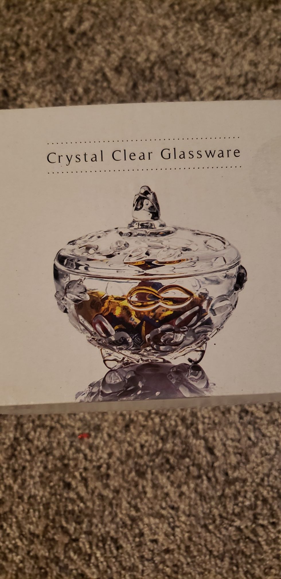 Crystal Clear Glassware Bowl nice Christmas gift