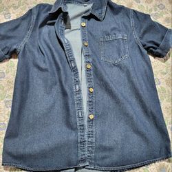 Womens Oversized Denim Shirt