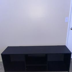 Storage TV Stand for TVs up to 70" Black 