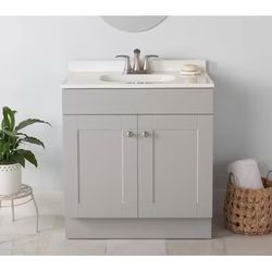 Bathroom Vanity With Marble Top