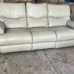 couch De Piel Reclinable Free 