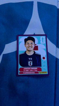 Purple panini sticker
