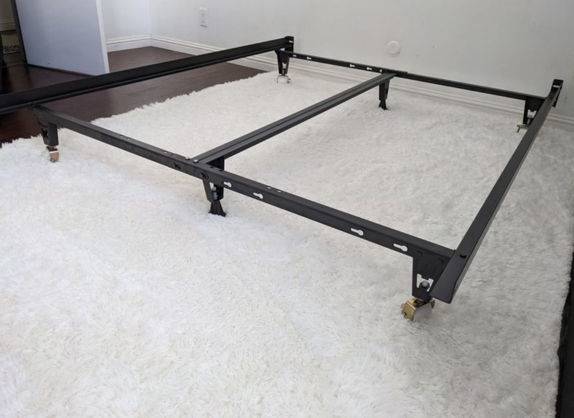 KING SIZE METAL FRAME BED RAILS