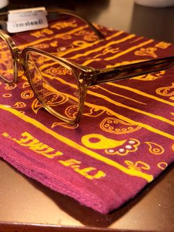 Jimmy Choo transparent light never been used glasses