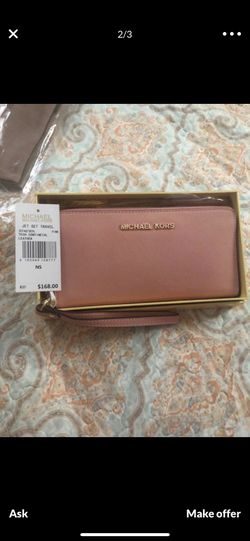 New with tag mk pink wristlist wallet