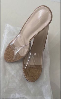 Beautiful Clear Heels Size 9 ðŸ‘