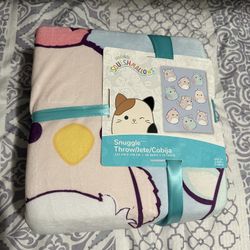 Squishmallows Snuggle Throw Blanket 