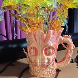 3D Printed Guardians Of The Galaxy Groot Fan Art Mug