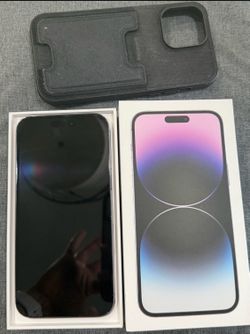 iPhone 14 Pro Max, Charger, Case & Box