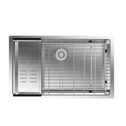 Gappo Kitchen Sinks, 32 x19 Inch Stainless Steel Undermount Kitchen Sink, 16 Gauge Single Bowl Drop In Sinks, with Drain Strainer and Accessories