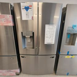 Lg Stainless Steel French Door Refrigerator New Open Box With 6month's Warranty 