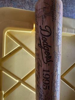 Los Angeles Dodgers 1995 Signed Bat - Heavy Hitter No. 1054 Out Of 1995 - $100