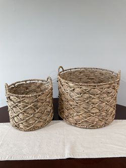 Wicker Storage Baskets