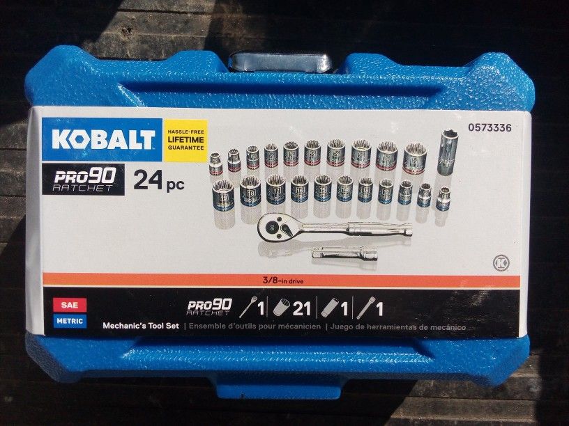 Cobalt Pro90 Ratchet 24pc Set