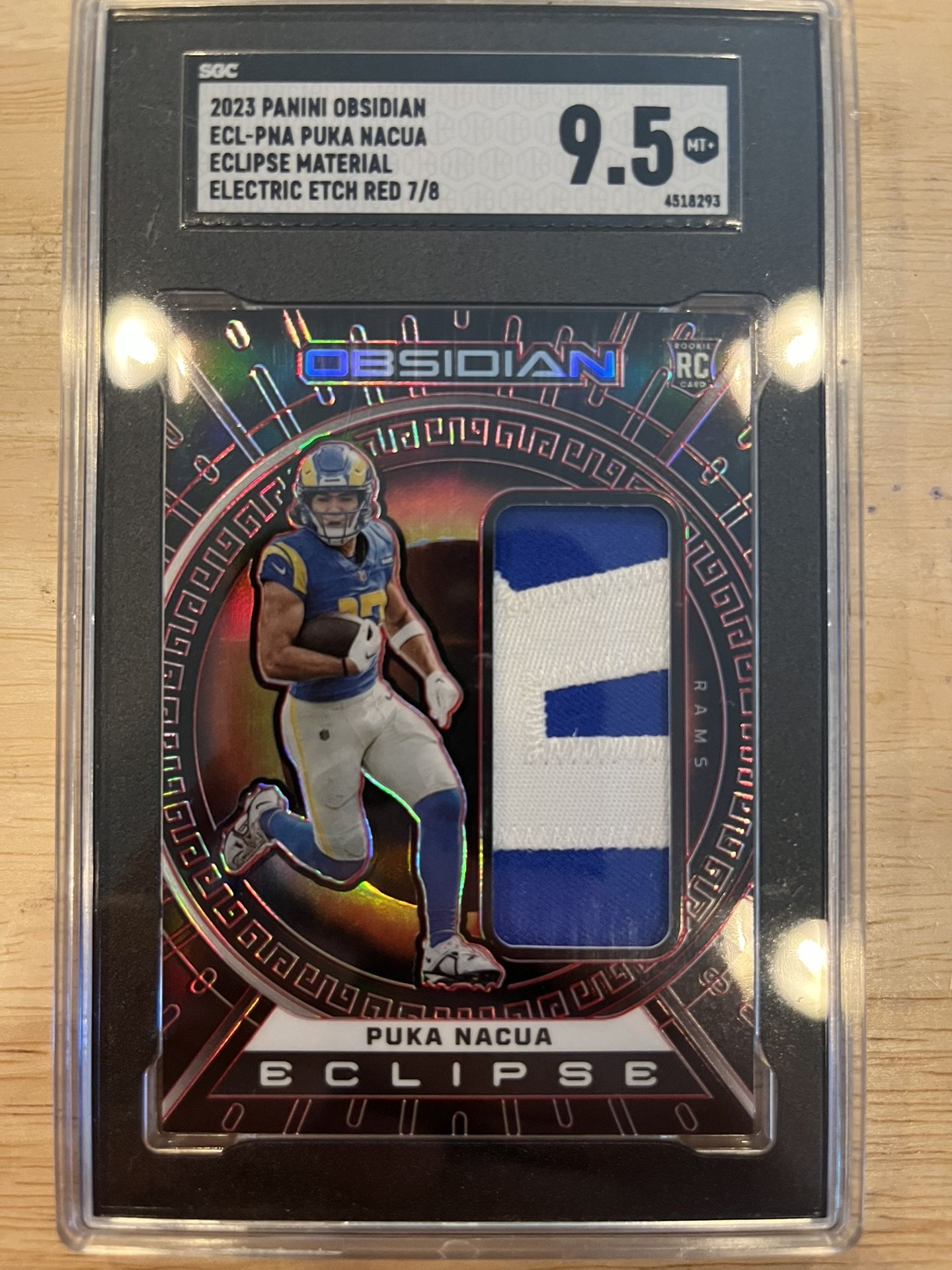 NFL Panini 2023 Obsidian Puka Nacua La Rams