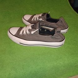 GRAY CONVERSE ALL STAR SHORELINE  SIZE 6