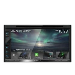 Kenwood 6.8" Android Auto/Apple Carplay Built-in Bluetooth In-Dash CD/DVD/DM Receiver 